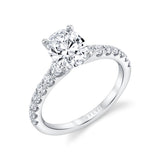 Oval Cut Classic Engagement Ring - Veronique