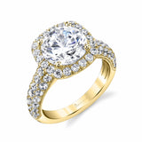 Halo Engagement Ring