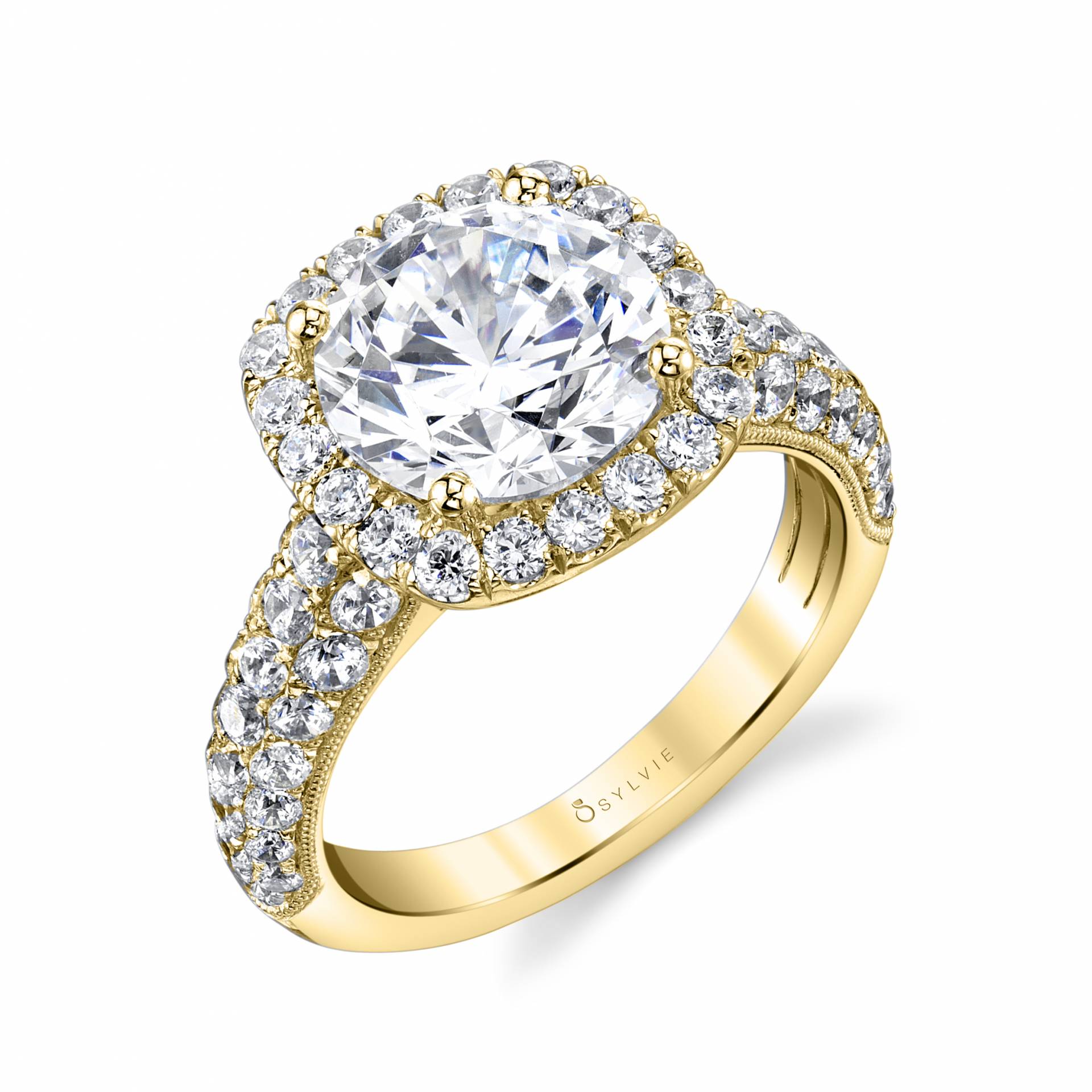 Halo Engagement Ring