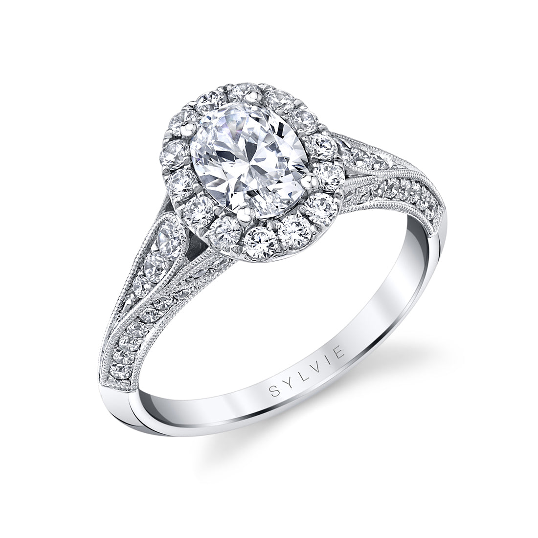 Vintage Inspired Oval Engagement Ring - Naomi