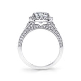Vintage Inspired Oval Engagement Ring - Naomi