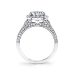 Naomi - Unique Halo Engagement Ring
