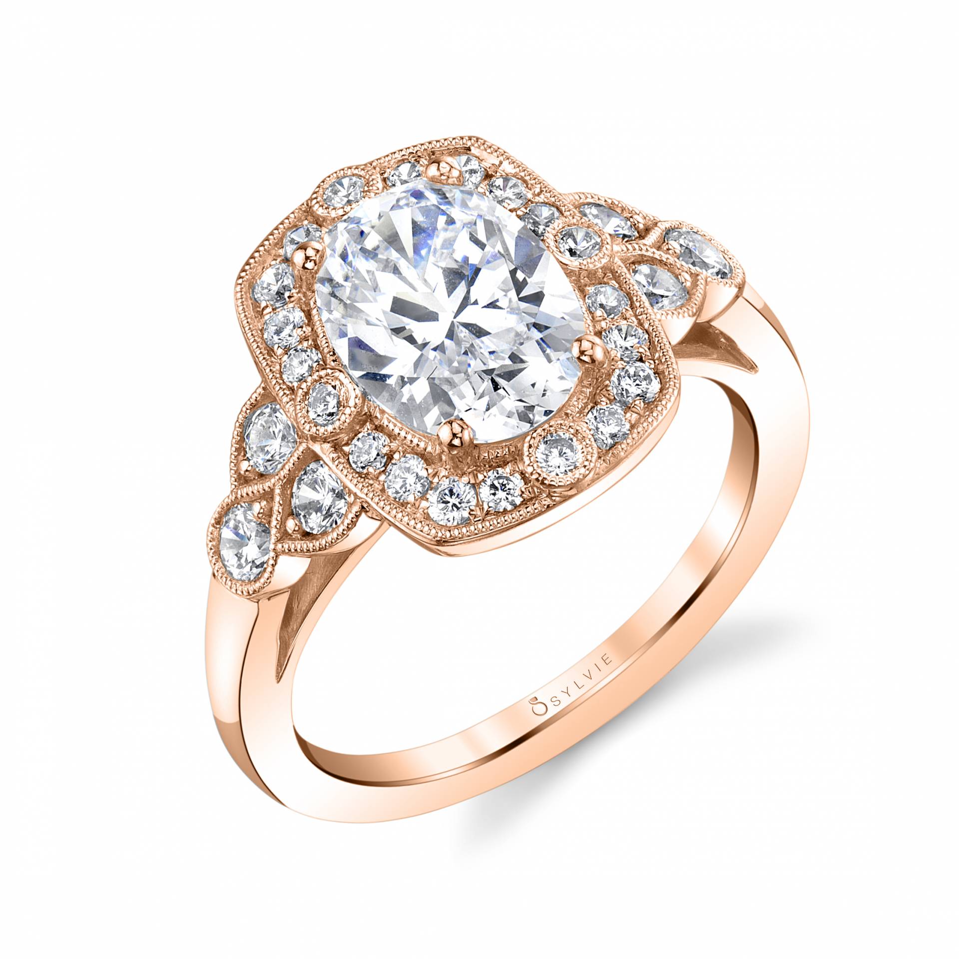 Halo Engagement Ring