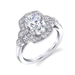 Halo Engagement Ring