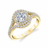 Split Shank Engagement Ring