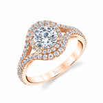 Split Shank Engagement Ring