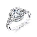 Split Shank Engagement Ring