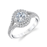 Split Shank Engagement Ring