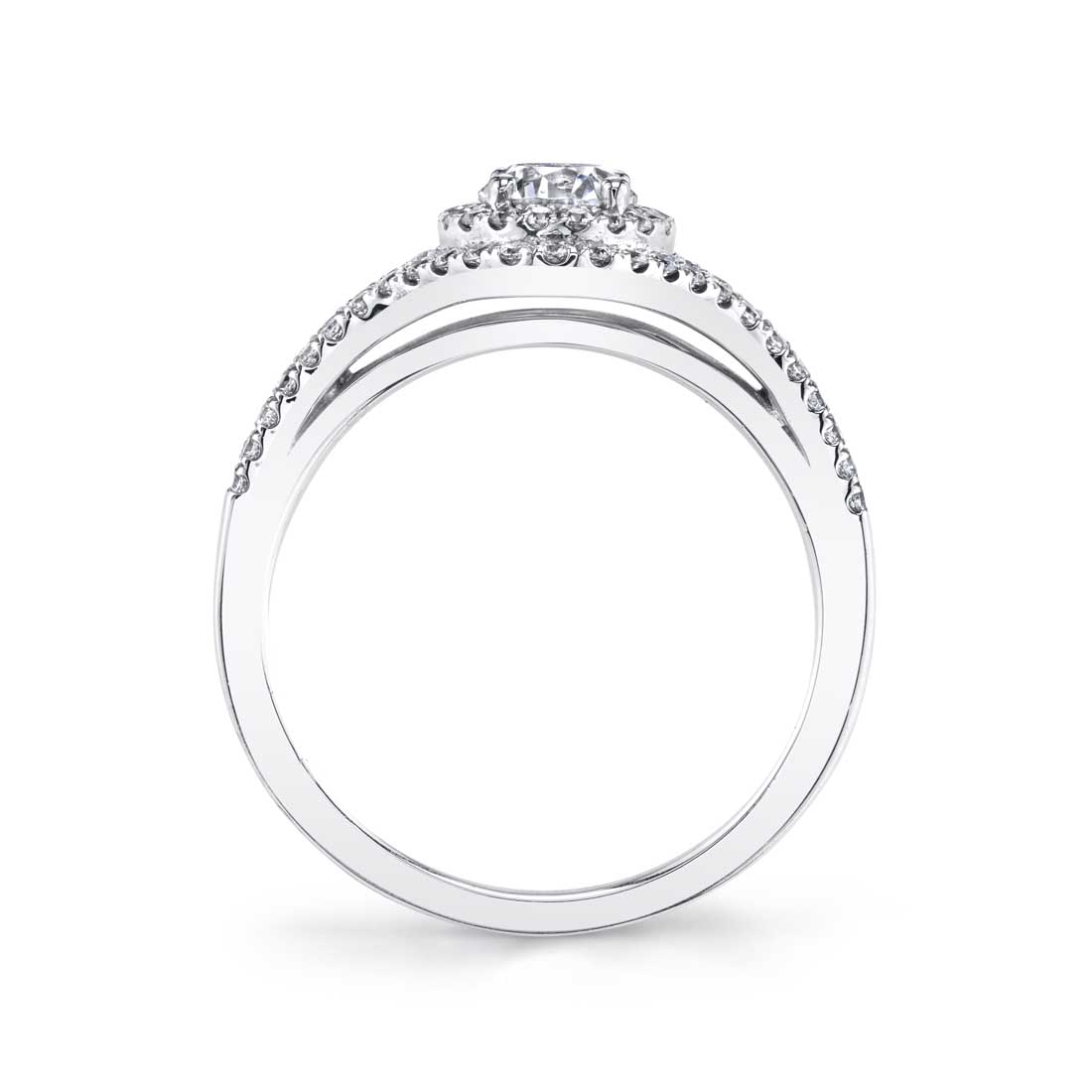Poppy - Oval-Shaped Double Halo Engagement Ring