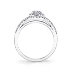 Poppy - Oval-Shaped Double Halo Engagement Ring