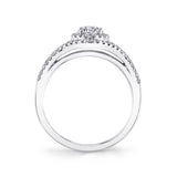 Poppy - Oval-Shaped Double Halo Engagement Ring