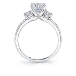 3 Stone Engagement Ring - Amore