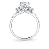 3 Stone Engagement Ring - Amore