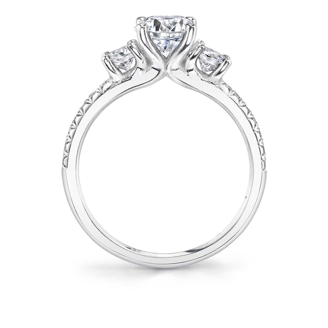 3 Stone Engagement Ring - Gemma