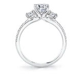 3 Stone Engagement Ring - Gemma