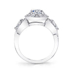 Zara - Three Stone Oval Engagement Ring