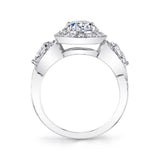 Zara - Three Stone Oval Engagement Ring