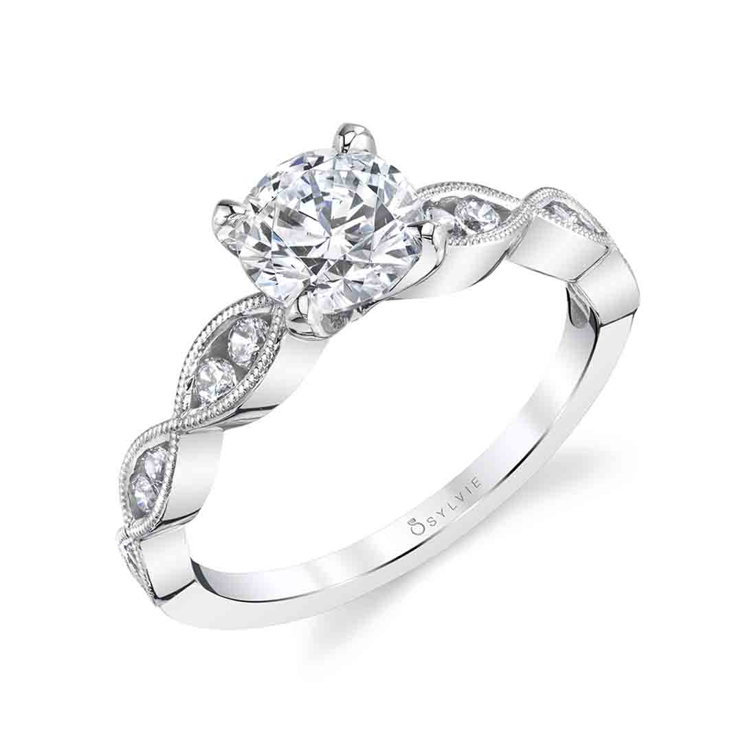 Vintage Inspired Engagement Ring - Harriete