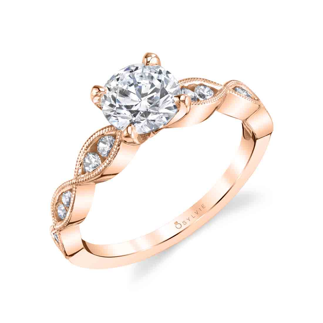 Vintage Inspired Engagement Ring - Harriete
