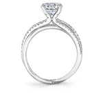 Modern Spiral Engagement Ring - Fernanda