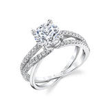 Modern Spiral Engagement Ring - Fernanda