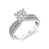 Split Shank Engagement Ring - Amalia