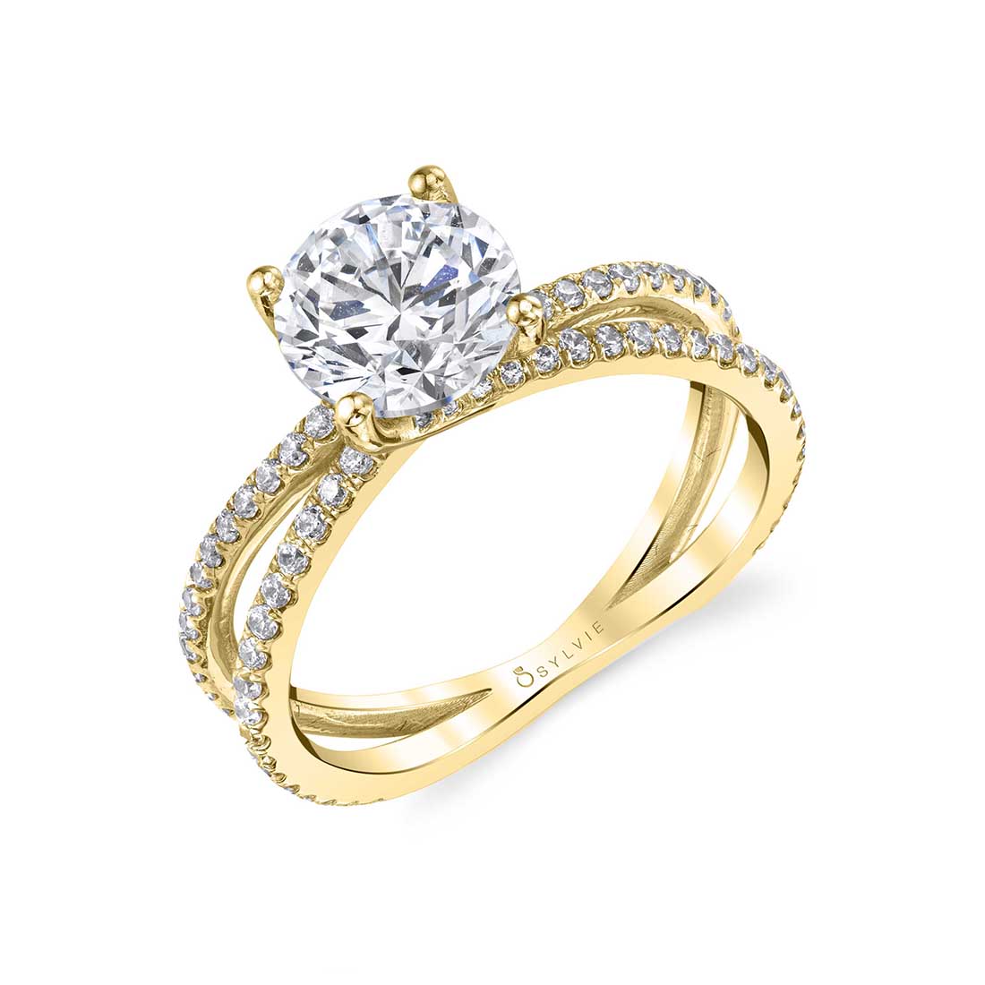Split Band Engagement Ring - Guiliana