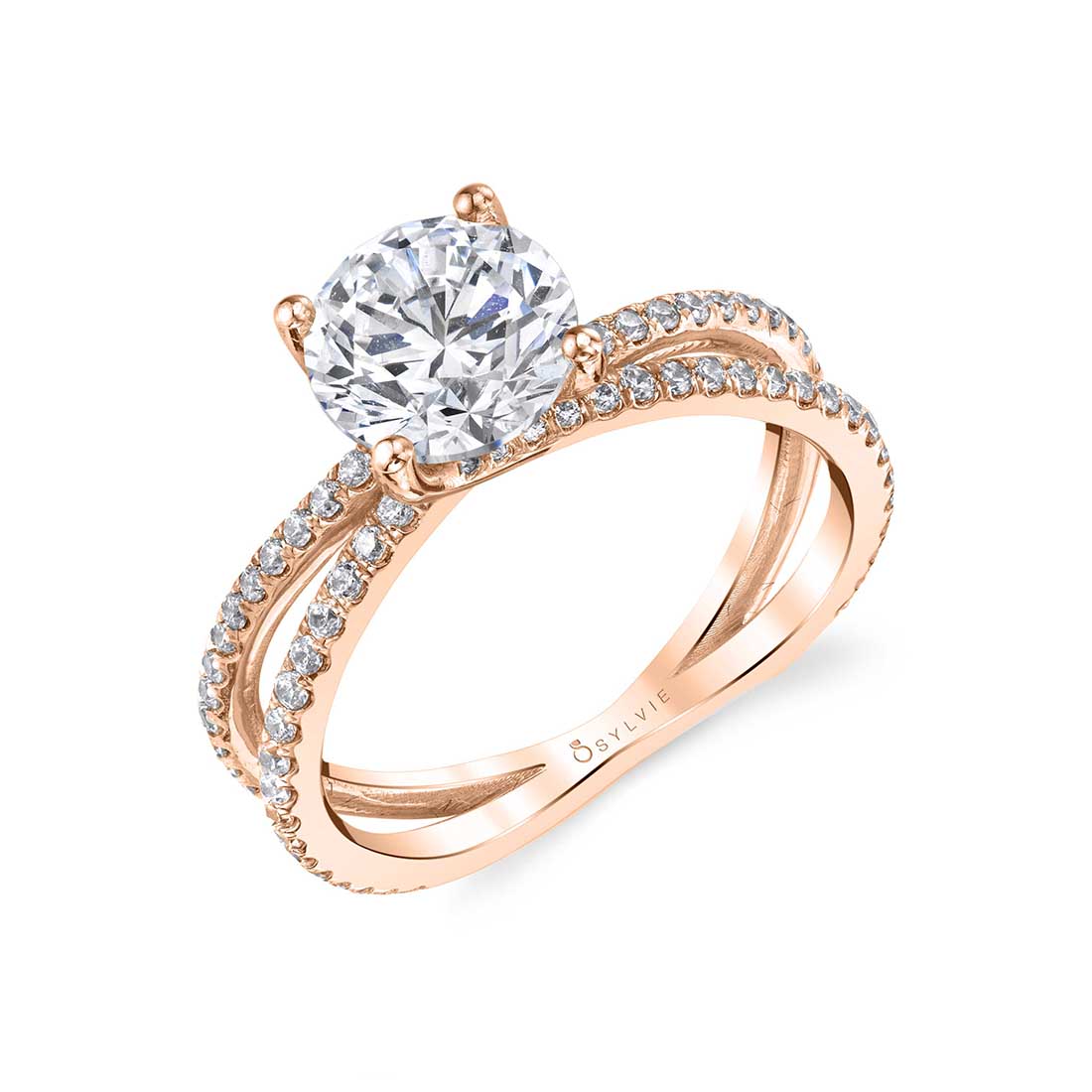 Split Band Engagement Ring - Guiliana