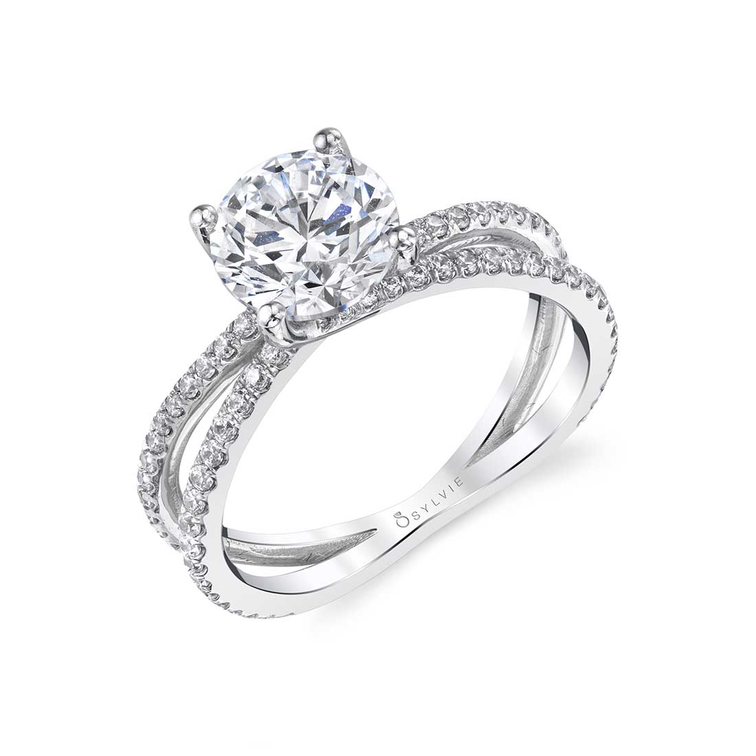 Split Band Engagement Ring - Guiliana
