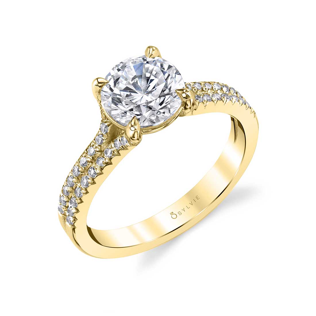 Split Shank Engagement Ring - Analia