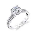 Split Shank Engagement Ring - Analia