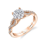 Spiral Engagement Ring - Corrini