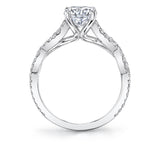 Spiral Engagement Ring - Corrini