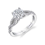 Spiral Engagement Ring - Corrini