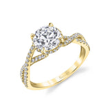 Spiral Engagement Ring - Agnia