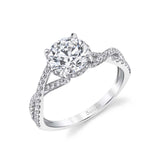 Spiral Engagement Ring - Agnia