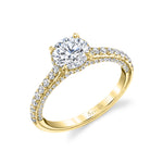 Hidden Halo Engagement Ring - Layla