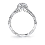 Hidden Halo Engagement Ring - Priscilla