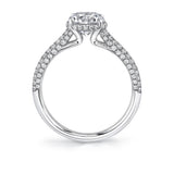 Hidden Halo Engagement Ring - Priscilla