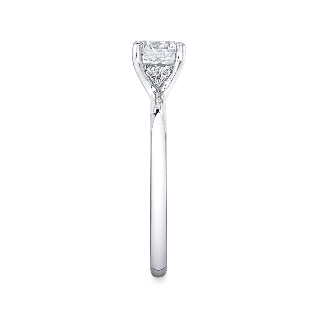 Round Cut Solitaire Engagement Ring - Dominique