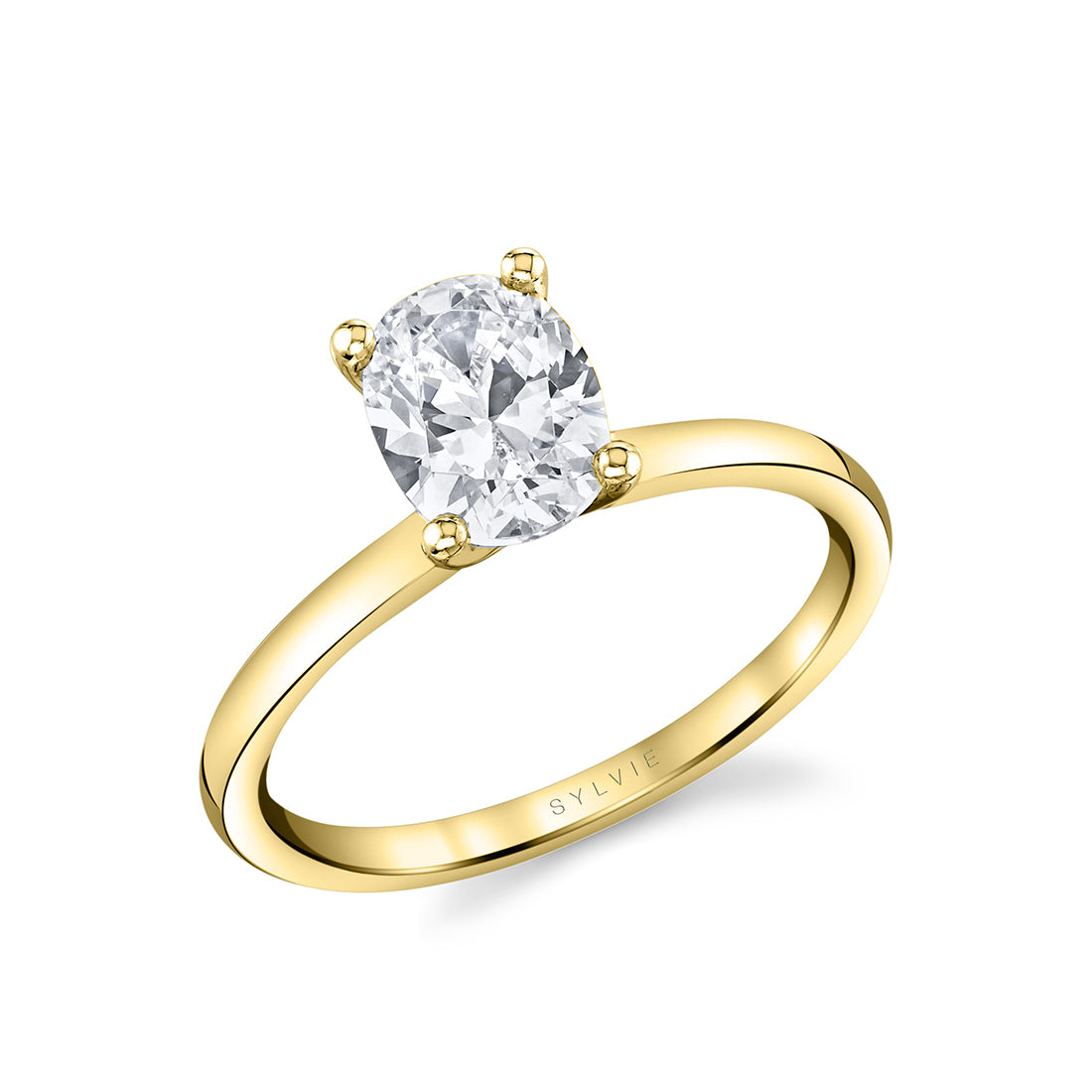 Oval Cut Solitaire Engagement Ring - Dominique
