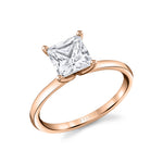 Princess Cut Solitaire Engagement Ring - Dominique