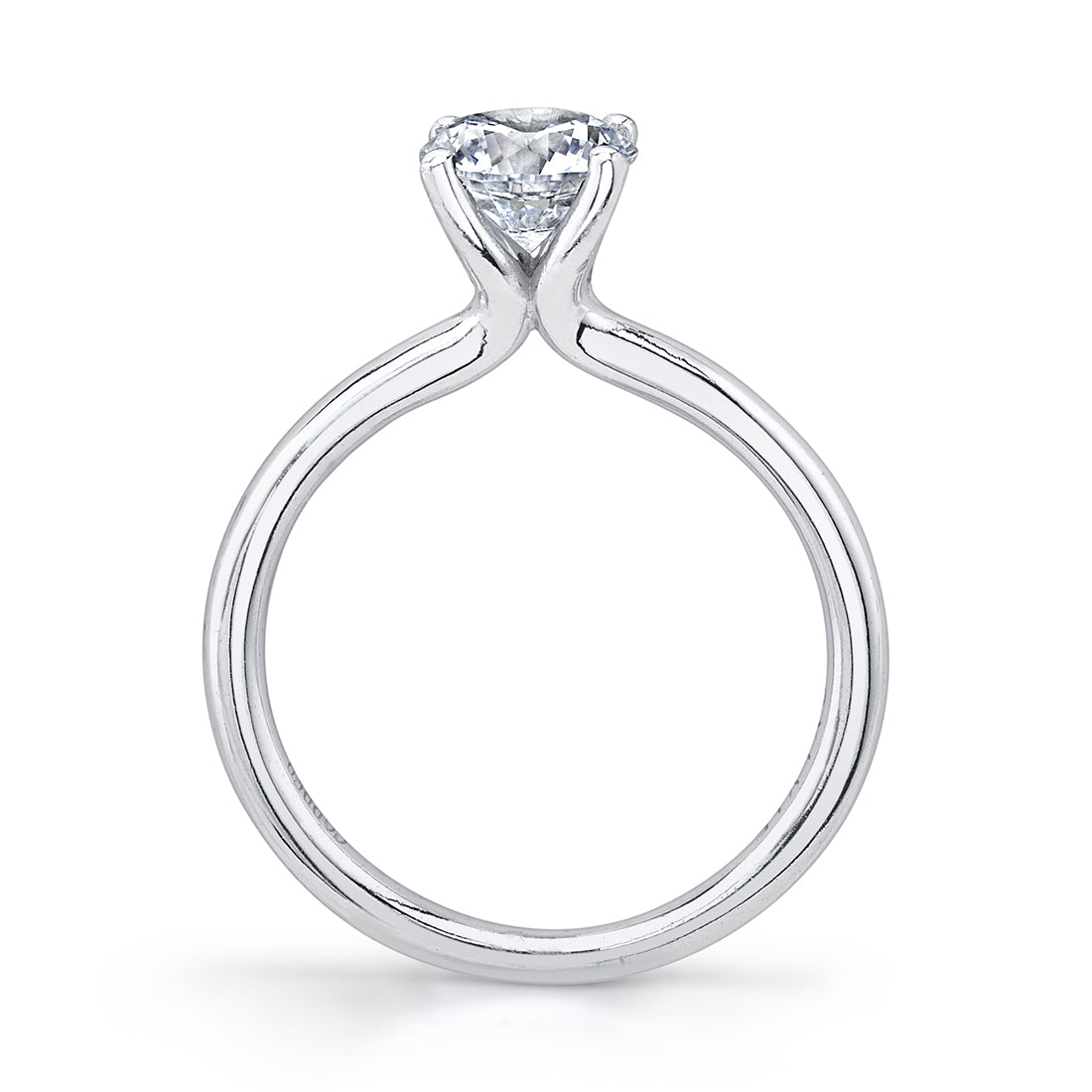 Radiant Cut Solitaire Engagement Ring - Dominique