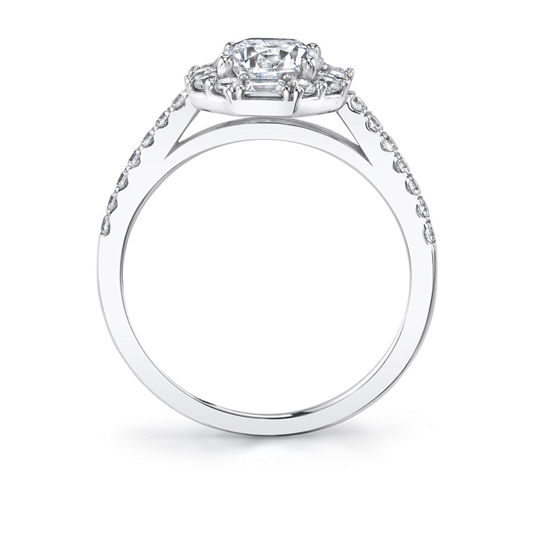 Halo Engagement Ring - Kira