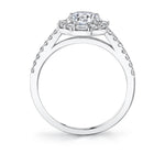 Halo Engagement Ring - Kira