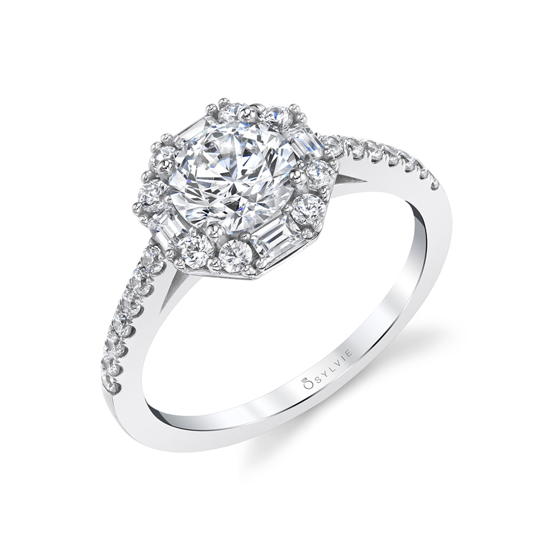 Halo Engagement Ring - Kira