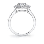 Three Stone Engagement Ring - Nina