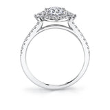 Three Stone Engagement Ring - Nina