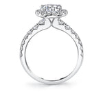 Halo Engagement Ring - Sasha