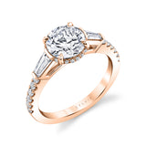 Baguette Engagement Ring - Isla